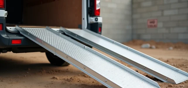 Pourquoi choisir la rampe de chargement Brico Dépôt en aluminium pour vos chantiers ?